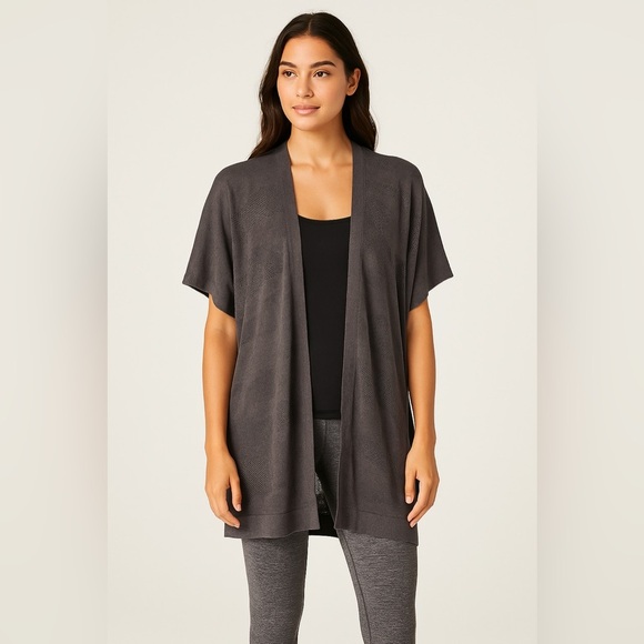 Lululemon Women’s Open Front Knit Cardigan Sweater Gray One Size - Picture 1 of 7